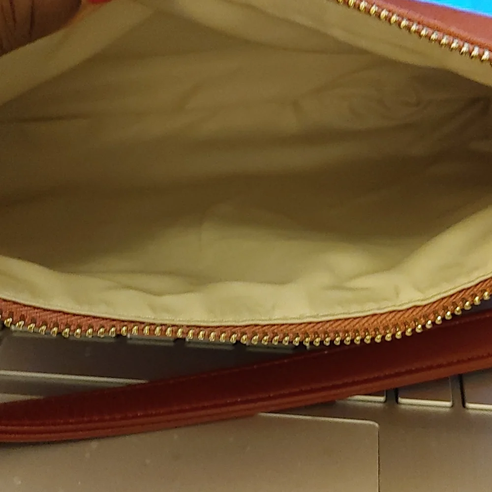 Designer (I.N.C) Mini handbag in Burgundy. Never, ever carried it! Cute! - Picture 2 of 3